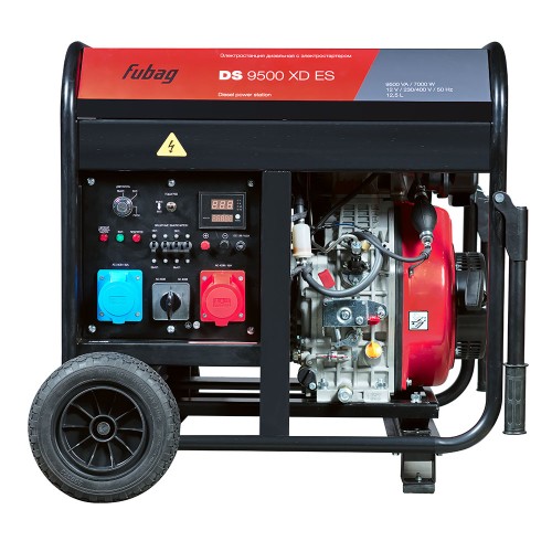 Электростанция дизельная с воздушным охлаждением FUBAG DS  9500 XD ES открытая 646240 - изображение 2