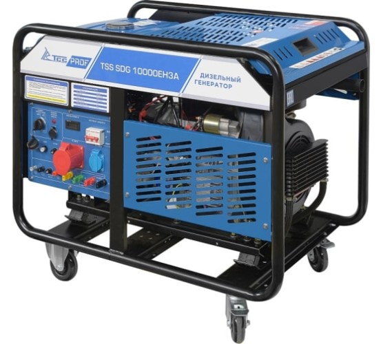 Электростанция дизельная с воздушным охлаждением ТСС SDG10000 EH3A открытая 100138 - изображение 3