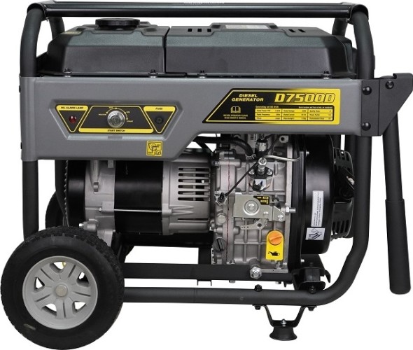 Электростанция дизельная с воздушным охлаждением LONCIN LCD7500D открытая 00-00154152 - изображение 3