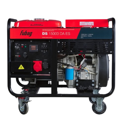 Электростанция дизельная с воздушным охлаждением FUBAG DS 15000 DA ES с возможностью авт, открытая 646226 - изображение 3