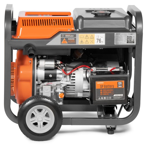 Электростанция дизельная с воздушным охлаждением DAEWOO DDAE  9000DXE-3 открытая DDAE 9000DXE-3 (2024) - изображение 4