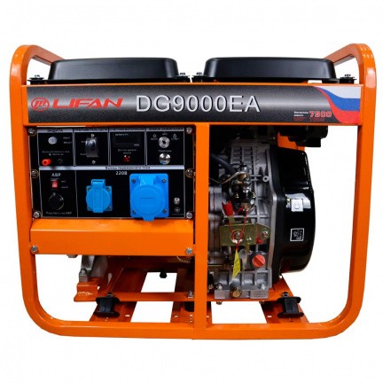 Электростанция дизельная с воздушным охлаждением LIFAN DG 9000EA открытая DG9000EA - изображение 5