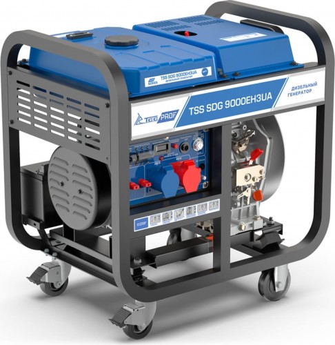 Электростанция дизельная с воздушным охлаждением ТСС SDG 9000 EH3UA открытая 100036 - изображение 3