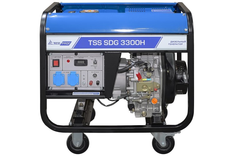 Электростанция дизельная с воздушным охлаждением ТСС SDG 3300H открытая 100043 - изображение 2