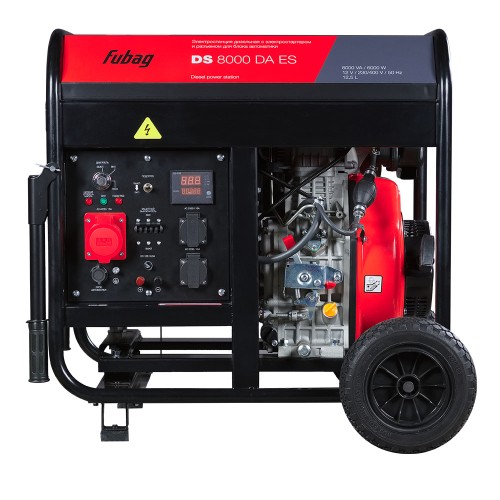 Электростанция дизельная с воздушным охлаждением FUBAG DS  8000 DA ES с возможностью авт, открытая 646236 - изображение 2