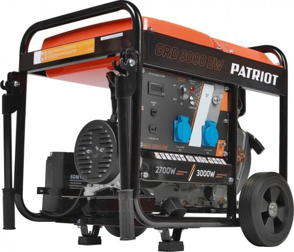 Электростанция дизельная с воздушным охлаждением PATRIOT GRD 3000EW 472702235 - изображение 3