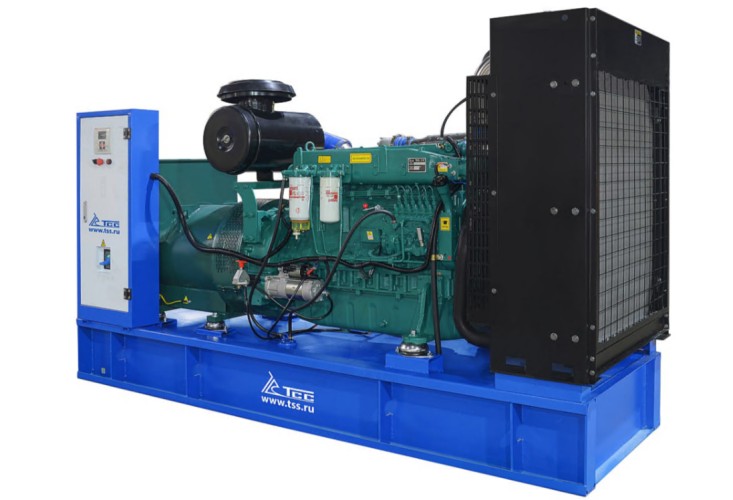 Электростанция дизельная ТСС АД-250C-T400-1PM5 ПРОФ (TTST 350TS) открытая 035775