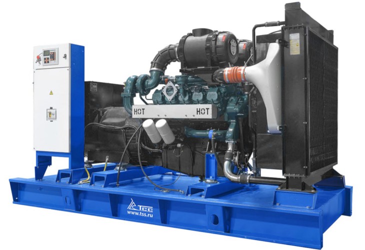 Электростанция дизельная ТСС АД-500C-T400-1PM17 (DP180LB) (TSS-SA WT) TDO 690TS открытая 040533