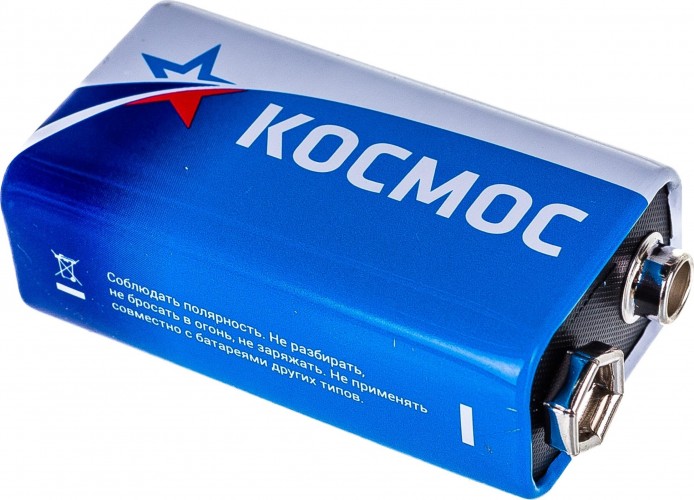 Элемент питания батарейка КОСМОС 6F221BL Космос 1*BL KOC6F221BL - изображение 2