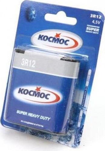 Элемент питания батарейка КОСМОС 3R12 Космос в шринке KOC3R12