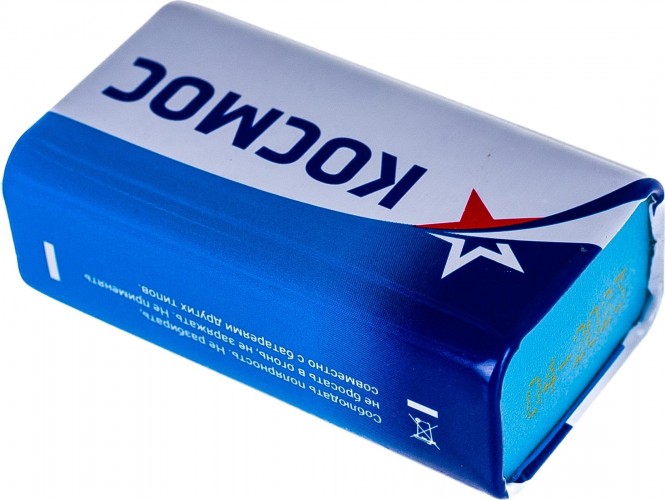 Элемент питания батарейка КОСМОС 6F221BL Космос 1*BL KOC6F221BL - изображение 3