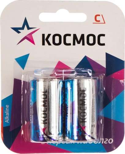 Элемент питания КОСМОС LR14MAX2BL Космос 2*BL KOCLR14MAX2BL