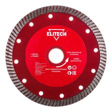 Диск алмазный Elitech 180х22,2 мм турбо 1820.058600 - изображение 2