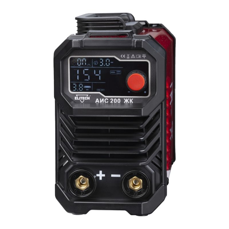 Аппарат сварочный инверторный Elitech АИС 200 ЖК - изображение 2