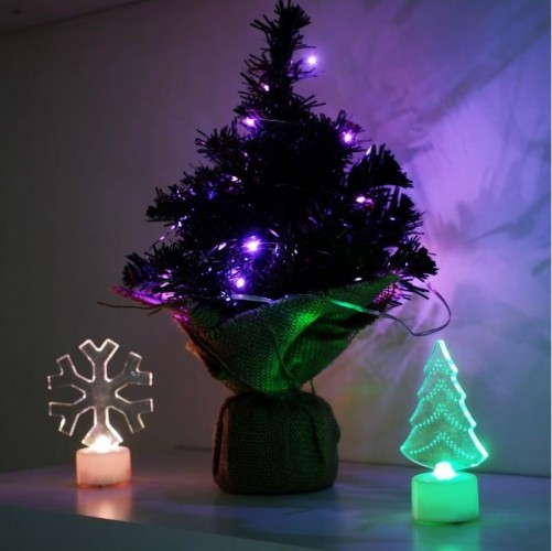 Елочка Neon-Night в плетеном мешочке 30см ПВХ 533-331 - изображение 2