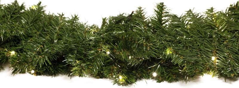 Еловый шлейф Neon-Night 2,7 м теплое белое свечение 80 LED 307-115