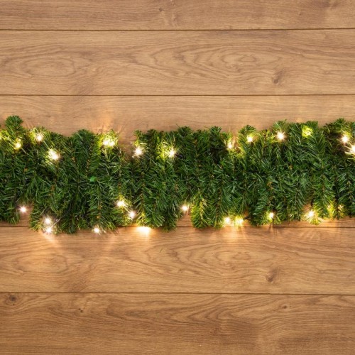 Еловый шлейф Neon-Night 2,7 м теплое белое свечение 80 LED 307-115 - изображение 2