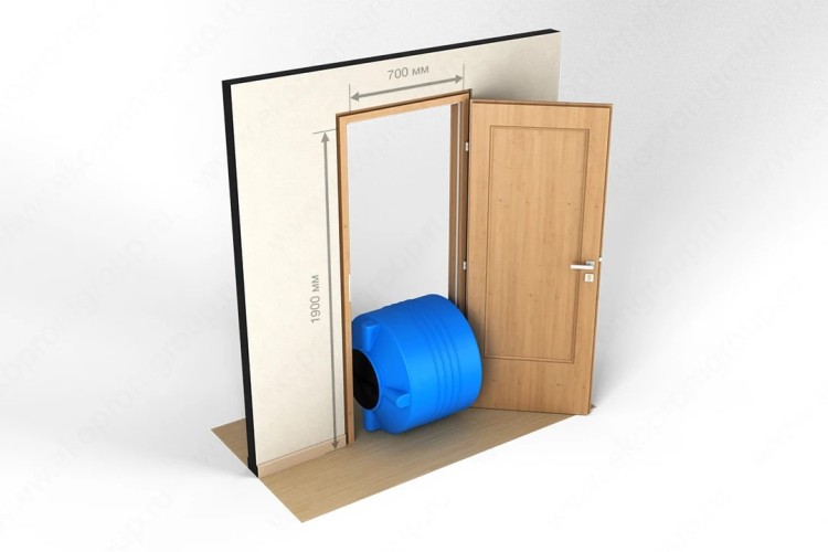 Емкость ЭКОПРОМ ЭВЛ 200 л., вертикальная зеленый - изображение 3