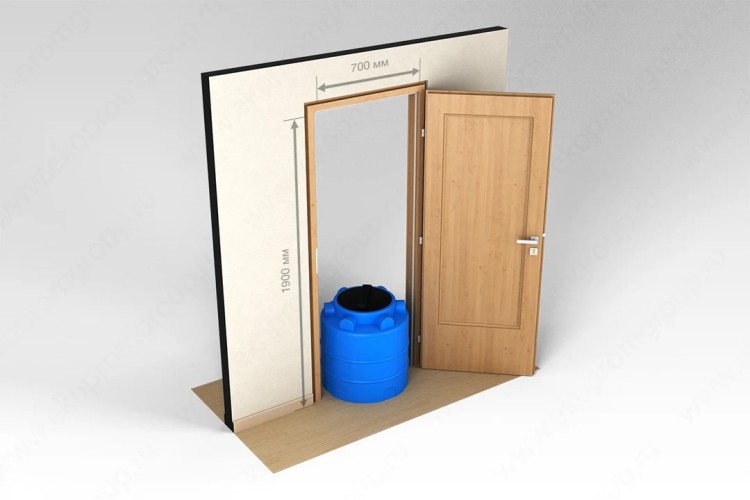 Емкость ЭКОПРОМ ЭВЛ-Т 100 л., вертикальная зеленый - изображение 3