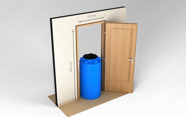 Емкость ЭКОПРОМ ЭВЛ-Т 200 л., вертикальная черный - изображение 3