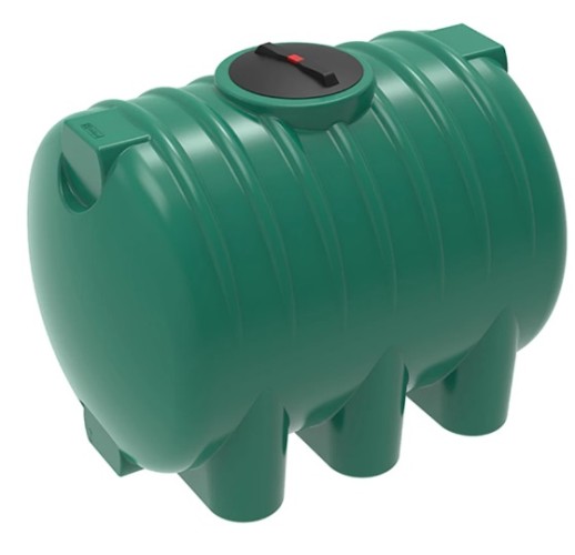 Емкость ЭКОПРОМ HR2000 л., горизонтальная зеленый