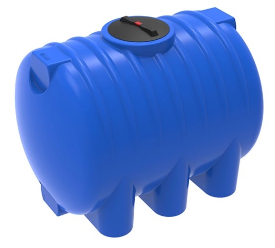 Емкость ЭКОПРОМ HR2000 л., горизонтальная синий