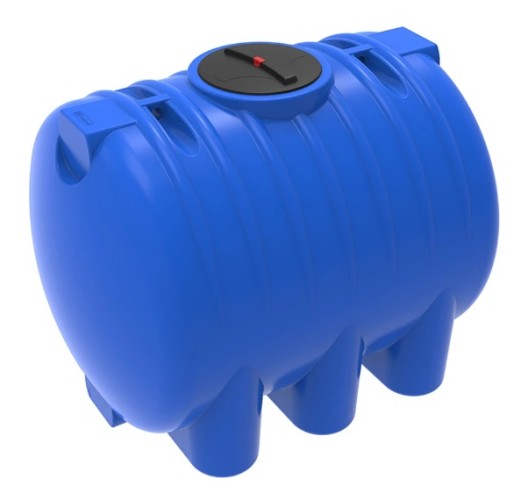 Емкость ЭКОПРОМ HR5000 л.,  New горизонтальная синий