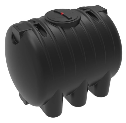 Емкость ЭКОПРОМ HR5000 л.,  New горизонтальная черный