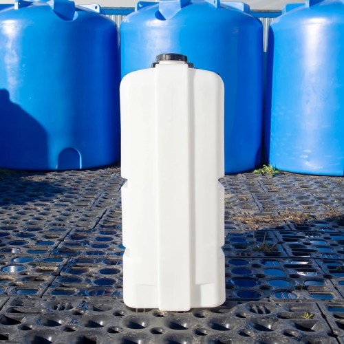 Емкость ЭКОПРОМ К 1000 л., вертикальная в обрешетке белый - изображение 5