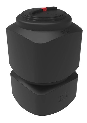 Емкость ЭКОПРОМ L 500 л., вертикальная черный