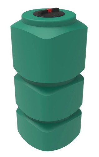 Емкость ЭКОПРОМ L 750 л., вертикальная зеленый