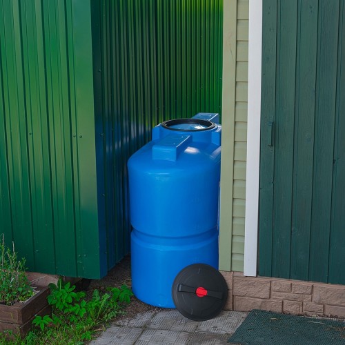 Емкость ЭКОПРОМ S 500 л., вертикальная зеленый - изображение 4