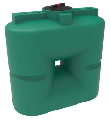 Емкость ЭКОПРОМ S1000 л., вертикальная зеленый