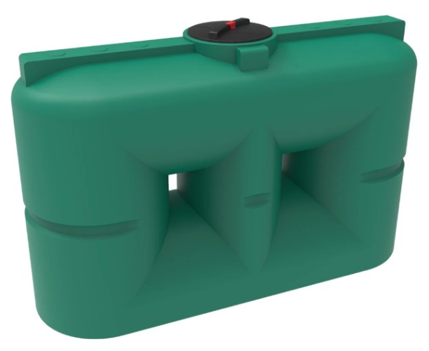 Емкость ЭКОПРОМ S2000 л., вертикальная зеленый