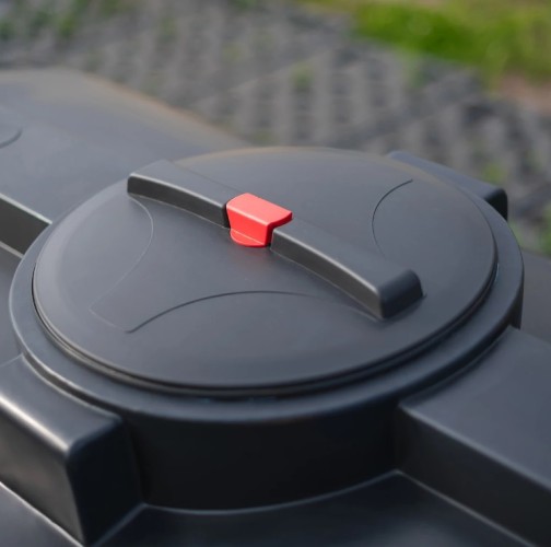 Емкость ЭКОПРОМ S2000 л., вертикальная черный - изображение 2