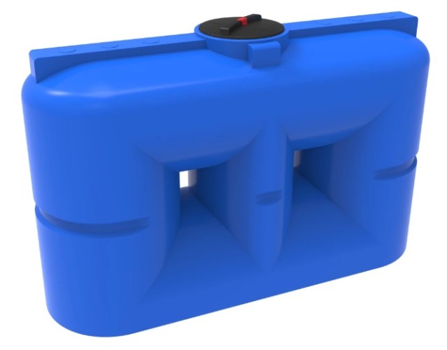 Емкость ЭКОПРОМ S2000 л., вертикальная синий