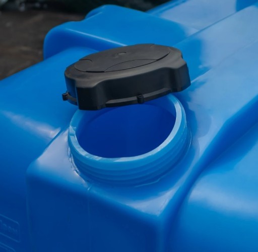 Емкость ЭКОПРОМ SK2000 л., вертикальная синий - изображение 3