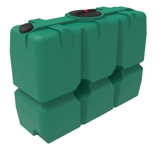 Емкость ЭКОПРОМ SK2000 л., вертикальная зеленый