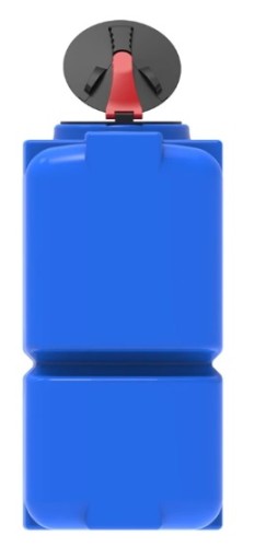 Емкость ЭКОПРОМ ST2000 л., вертикальная синий - изображение 3