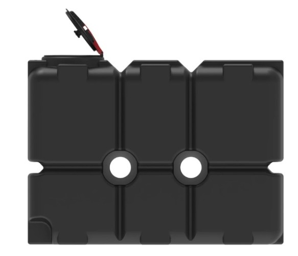 Емкость ЭКОПРОМ ST2000 л., вертикальная черный - изображение 2