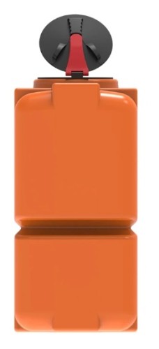 Емкость ЭКОПРОМ ST2000 л., вертикальная оранжевый - изображение 3