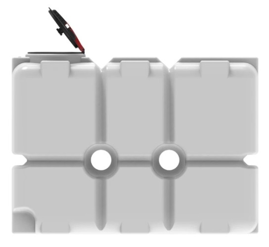 Емкость ЭКОПРОМ ST2000 л., вертикальная белый - изображение 2