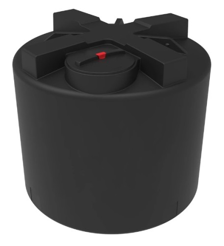 Емкость ЭКОПРОМ T 2000 л., вертикальная черный