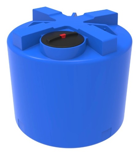 Емкость ЭКОПРОМ T 2000 л., вертикальная синий