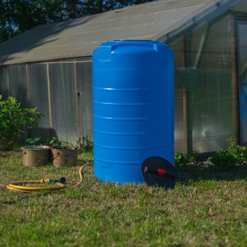 Емкость ЭКОПРОМ T  500 л., вертикальная синий - изображение 2