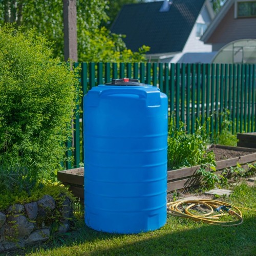 Емкость ЭКОПРОМ T  500 л., вертикальная синий - изображение 3