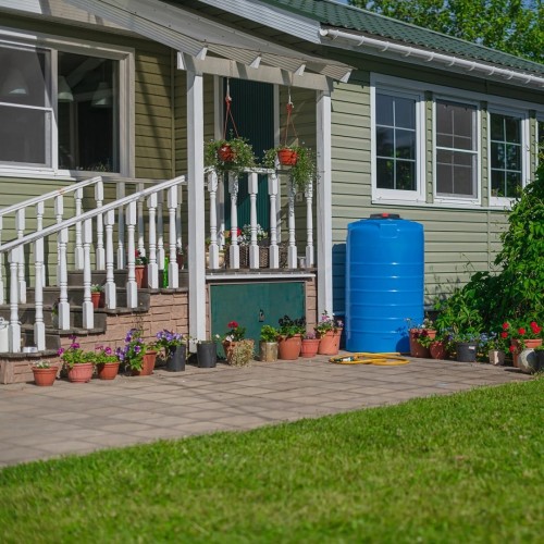 Емкость ЭКОПРОМ T  500 л., вертикальная синий - изображение 5