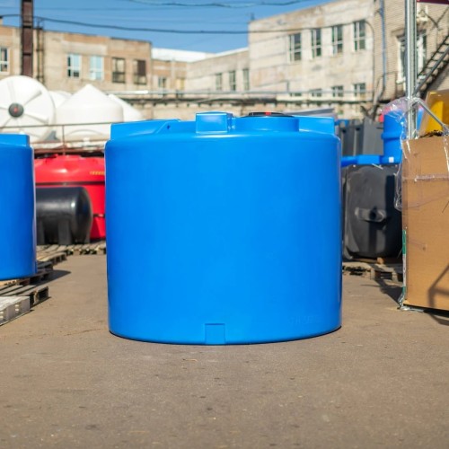 Емкость ЭКОПРОМ TH 5000 л., вертикальная черный - изображение 3