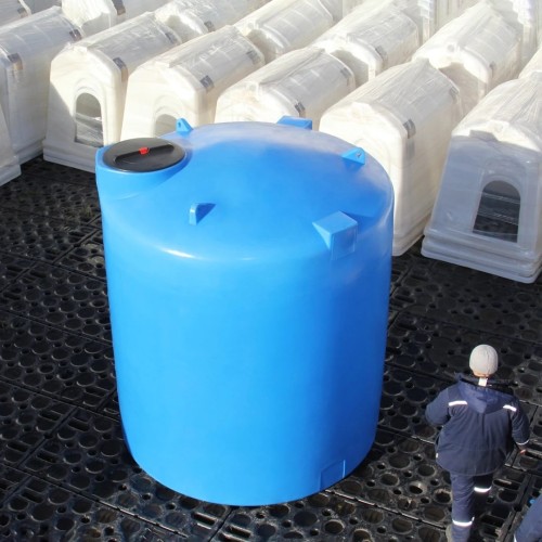 Емкость ЭКОПРОМ TOR10000 л., вертикальная синий - изображение 4