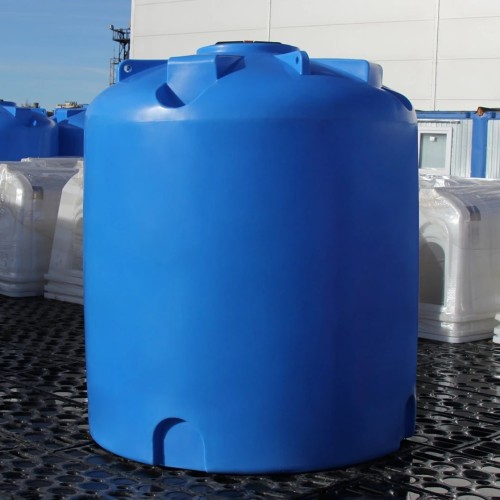 Емкость ЭКОПРОМ TR10000 л., вертикальная синий - изображение 3